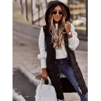 Solid Drawstring Hoo...