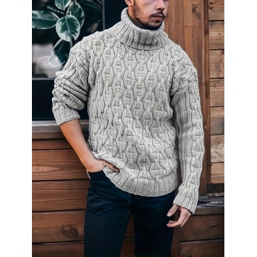 Turtle Neck Knitted ...