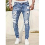 Slim Fit Ripped Jean...