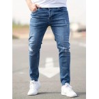 Ripped Design Cotton...