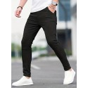 Slim Fit  All-match Jeans, Men's Casual Street Style Medium Stretch Denim Pants For All Seasons
