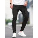 Slim Fit  All-match Jeans, Men's Casual Street Style Medium Stretch Denim Pants For All Seasons